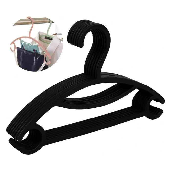 Pack X10 Colgadores De Ropa Percha Antideslizante Ganchos