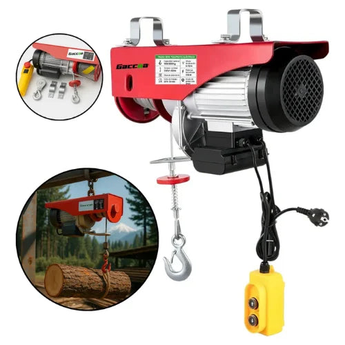 Polipasto Electrico Tecle De Levante Cadena Acero 510w 200kg