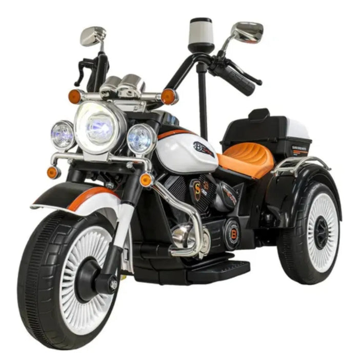Motocicleta Montable Chopper Niños Policia Bluetooth Usb 12v