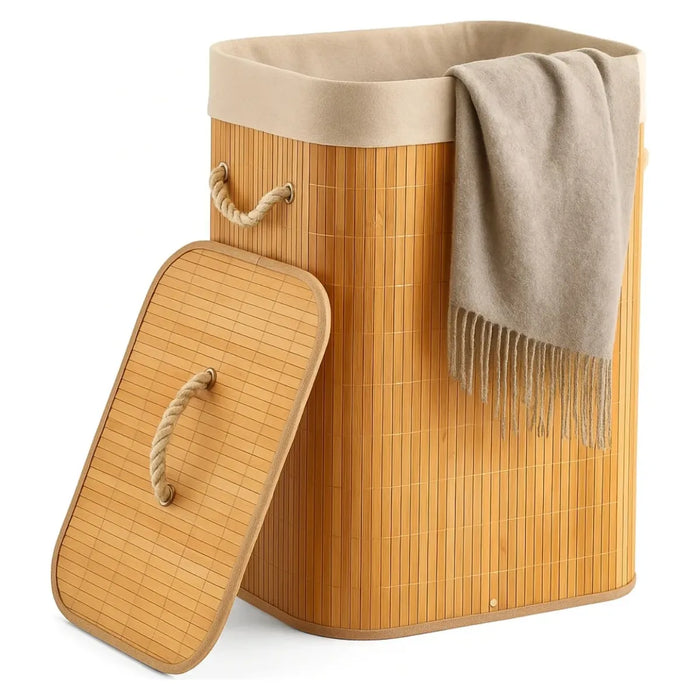 Canasto Cesto De Ropa Tapa Canasto Plegable Organizador Baño