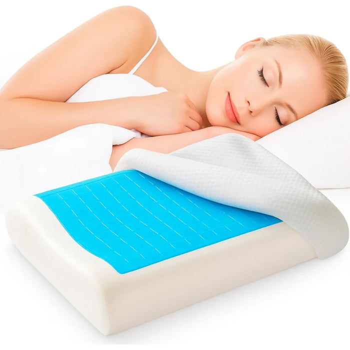 Almohada Ortopedica Pillow Cervical Gel Viscoelastica 59x36