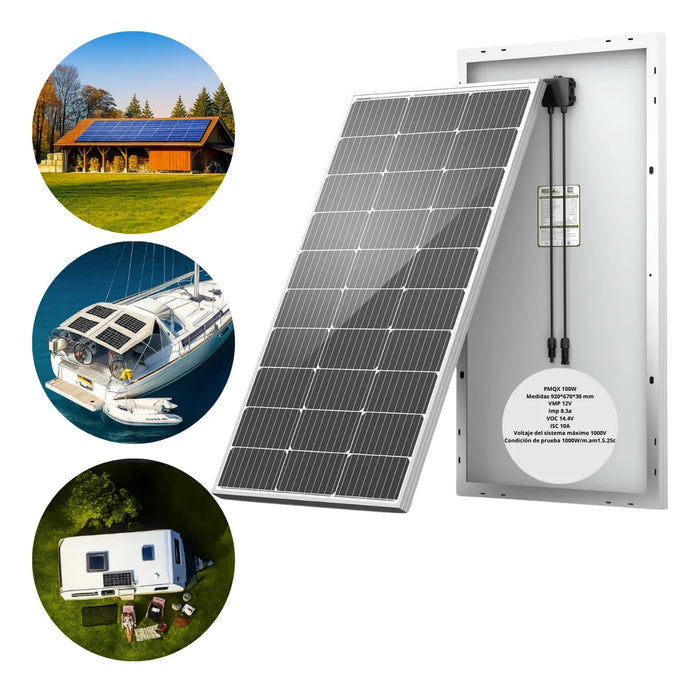 Panel Solar 200w 12v 36 Celdas Monocristalino Fotovoltaico