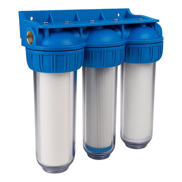 Filtro Agua 3 Etapas Antisarro Ablandador 10 Pugadas 5 Micra