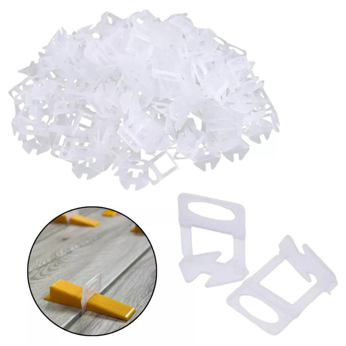 100 Clip Separador Nivelador Ceramica Porcelanato Cuña 1.5mm