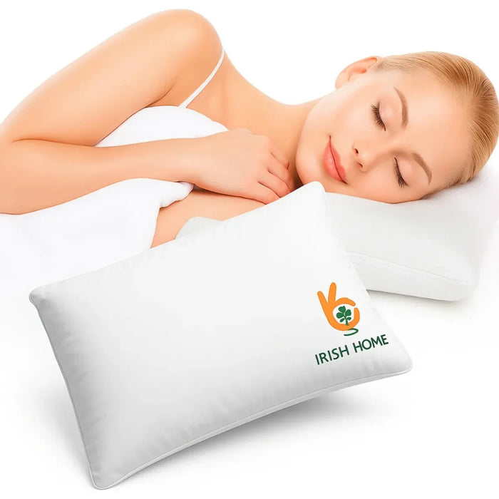 Almohada King Blanca Algodon Dormitorio 70 X 40 Ortopedica