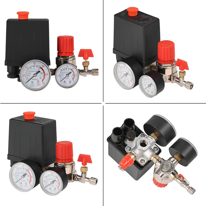 Compresor Aire Valvula Presion 180psi Interruptor Regulador