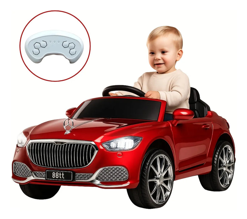 Auto Montable Bateria Niño 12v Carro Eléctrico Contol Remoto