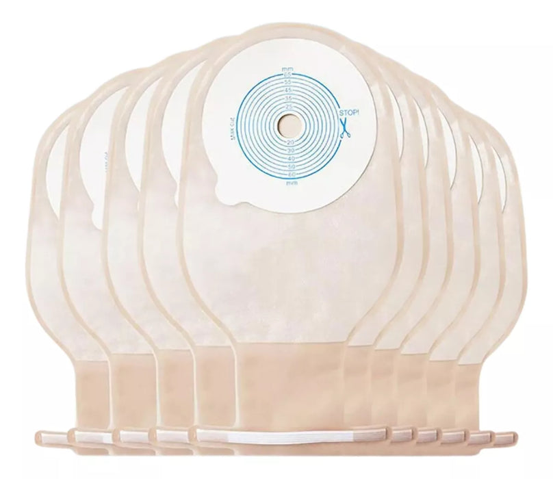 10x Bolsa Colostomia Placa Aro Ostomia 65mm