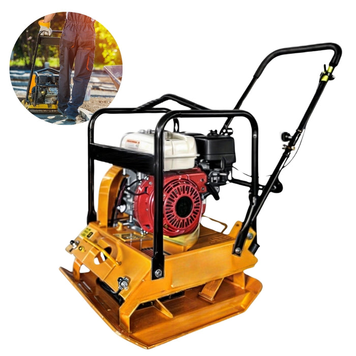 Placa Compactadora 6.5 Hp Motor Gasolina Vibratoria