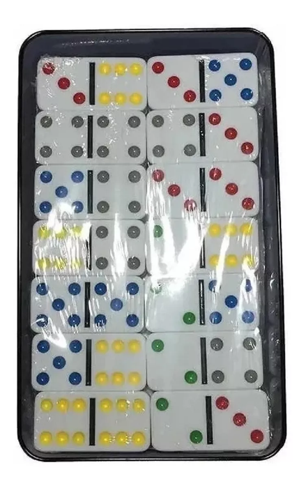 Juego Domino Juegos De Mesa Familiar Juego Domino 91 Piezas