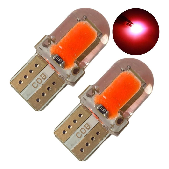 Pack 2 Led Posicion 5w Ampolletas Led Siliconado Cambus T10