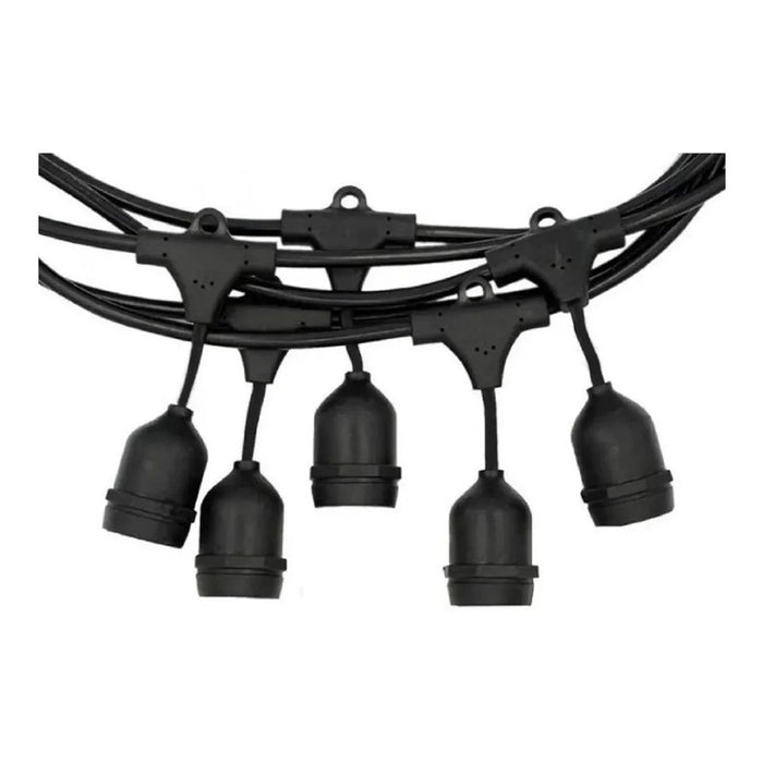 Soquete Exterior Caden 10m Soquete Guirnalda Luces Guirnalda