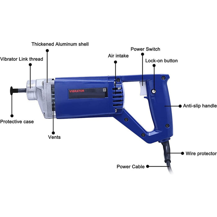Sondas Vibradores Hormigon Vibrador De Inmersion Sonda 750w