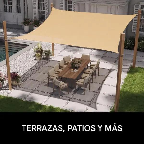 Toldo Vela Rectangular Toldos Grandes Toldo Impermeable 3x4
