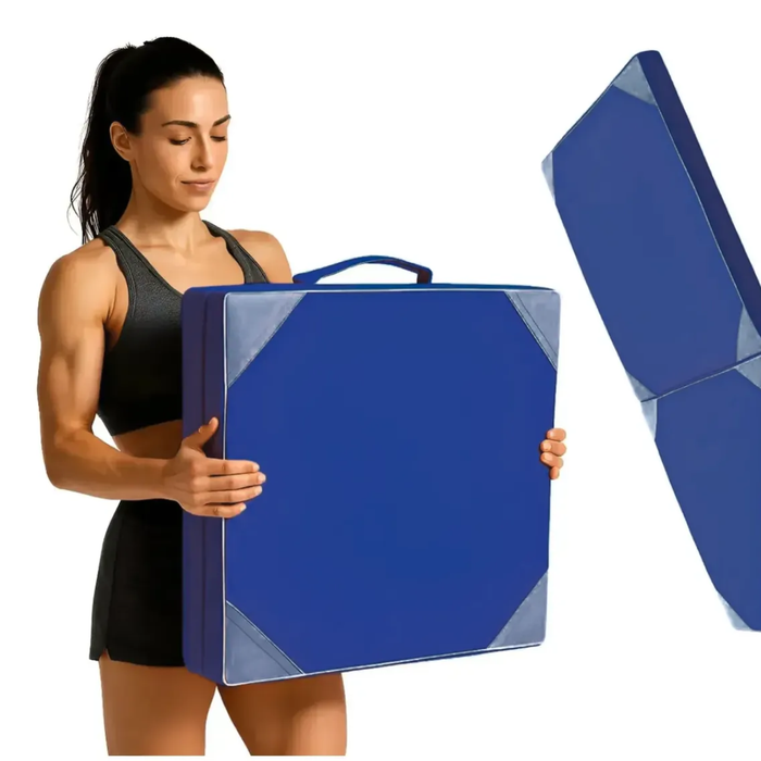 Colchoneta Deportiva Plegable Lona Ejercicio Antideslizante