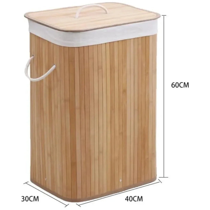 Canasto Cesto De Ropa Tapa Canasto Plegable Organizador Baño