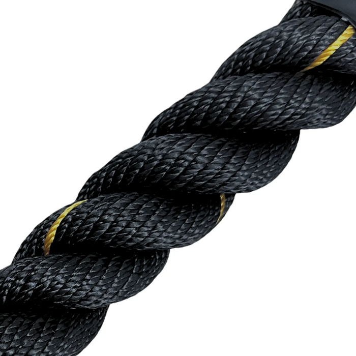 Cuerda Crossfit Correa Profesional Gym Batle Rope 5mmx12mts Negro
