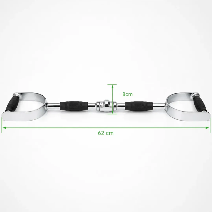 Barra Dorsal De Gimnasio Polea Agarre Cromada Fitness Tricep