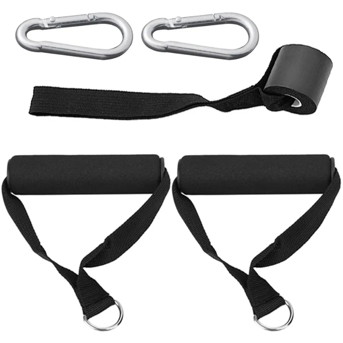 Bandas Elasticas Resistencia Fitness + Correa De Ejercicios Variado
