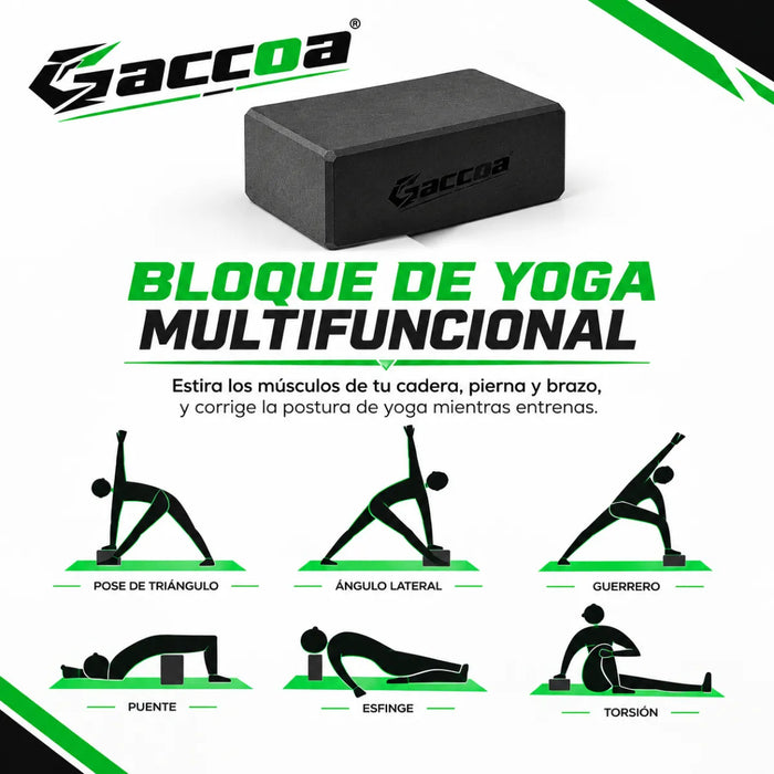 Ladrillo De Yoga Bloque Goma Eva Ejercicios Fitness Pilates