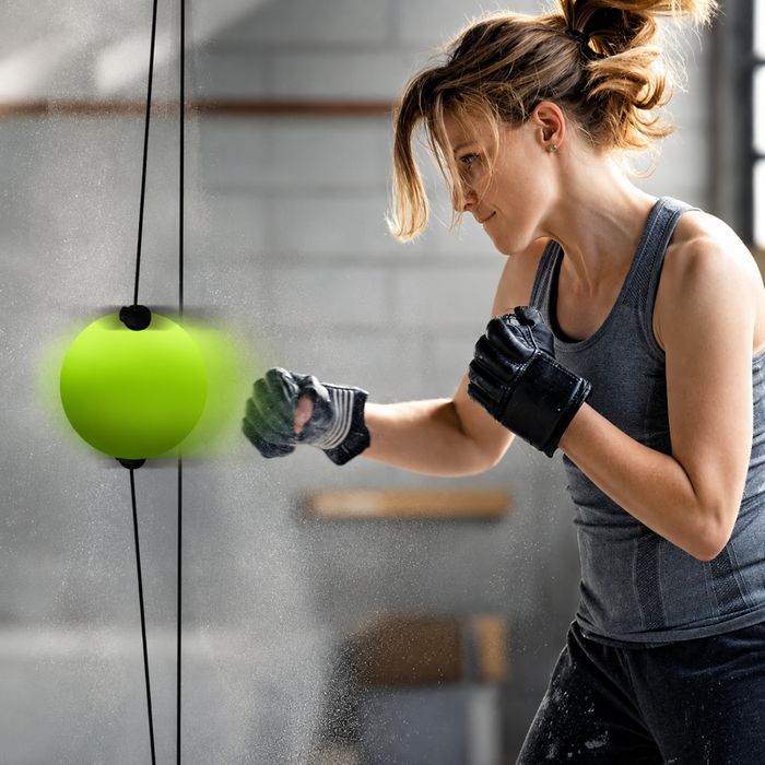 Pelota Entrenamiento Ventosa Para Boxeo Ajustable Reflejos
