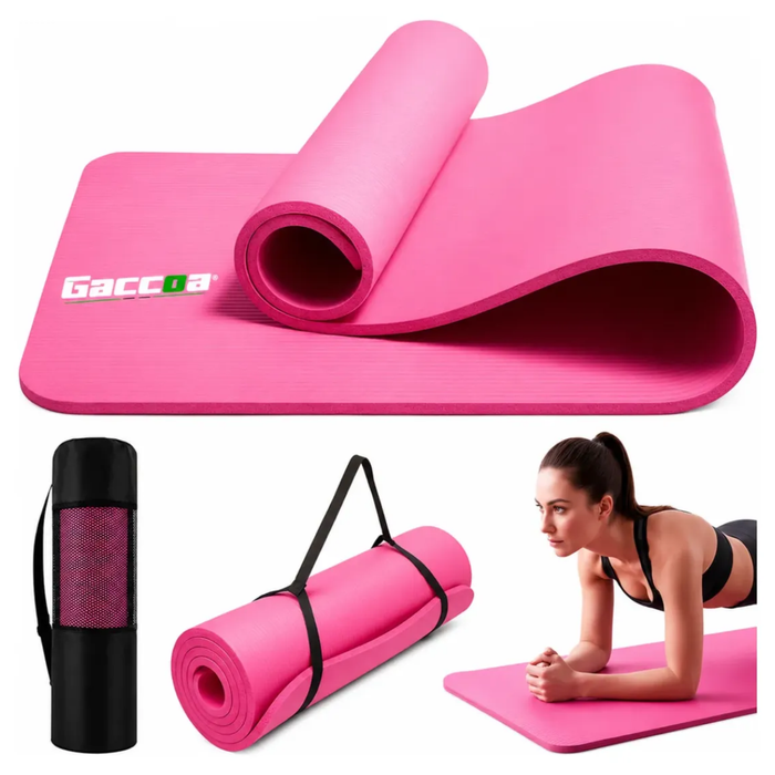 Mat Yoga Antideslizante Tapete Alfombra 1cm Ejercicio Pilate