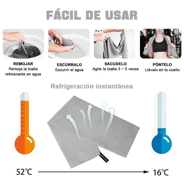 Set 3x Toallas Microfibra Secado Rapido Baño Viaje Playa Deporte