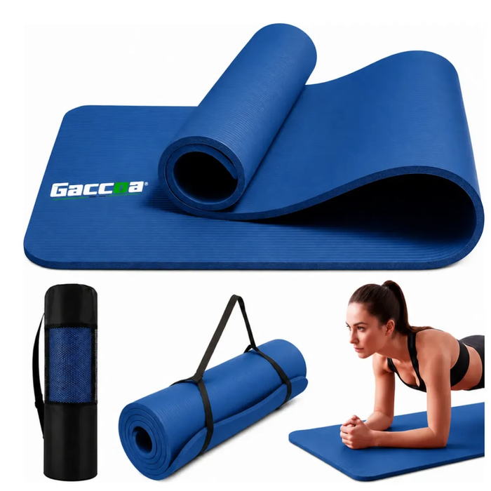 Mat Yoga Antideslizante Tapete Alfombra 1cm Ejercicio Pilate