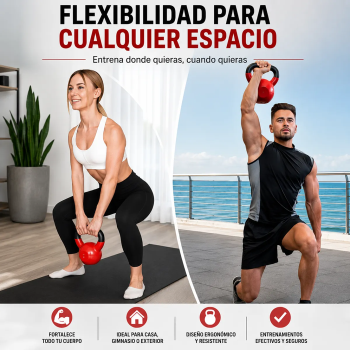 Pesas Rusa sEntrenamiento Kettlebell Fitness Crossfit Gym Colores