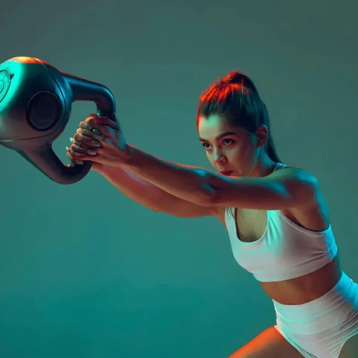 Pesa Kettlebell Rusa Entrenamiento Fitness Crossfit Gym Negro