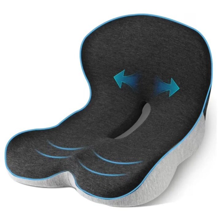 Cojin Memoria Lumbar Ortopedico Viscoelastica Asiento Silla