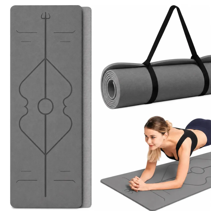 Mat Yoga Antideslizante Tapete Alfombra Ejercicio Pilate 5mm