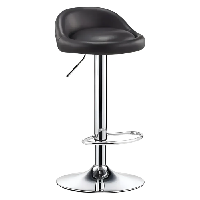 Silla Piso Bar Giratoria Altura Regulable Eco Cuero Taburete