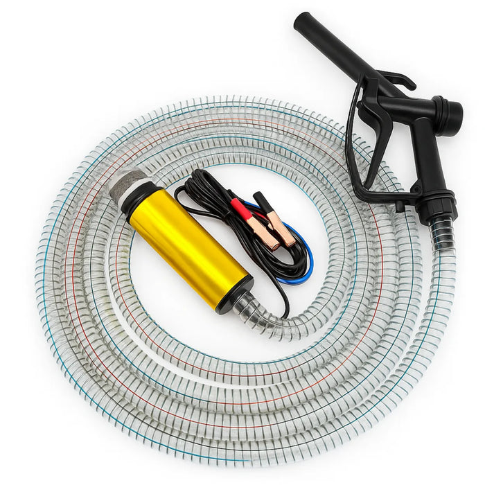 Kit Bomba Trasvasije Diesel 12v Pistola Manguera 4m Parafina