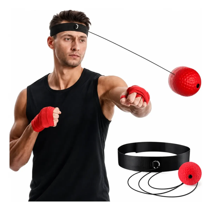 Pelotas Banda Cabeza Pelota Reflejos Entrenamiento De Boxeo