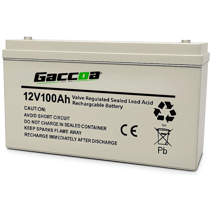 Bateria Ciclo Profundo 12v 100ah Panel Solar Gel Carga Solar