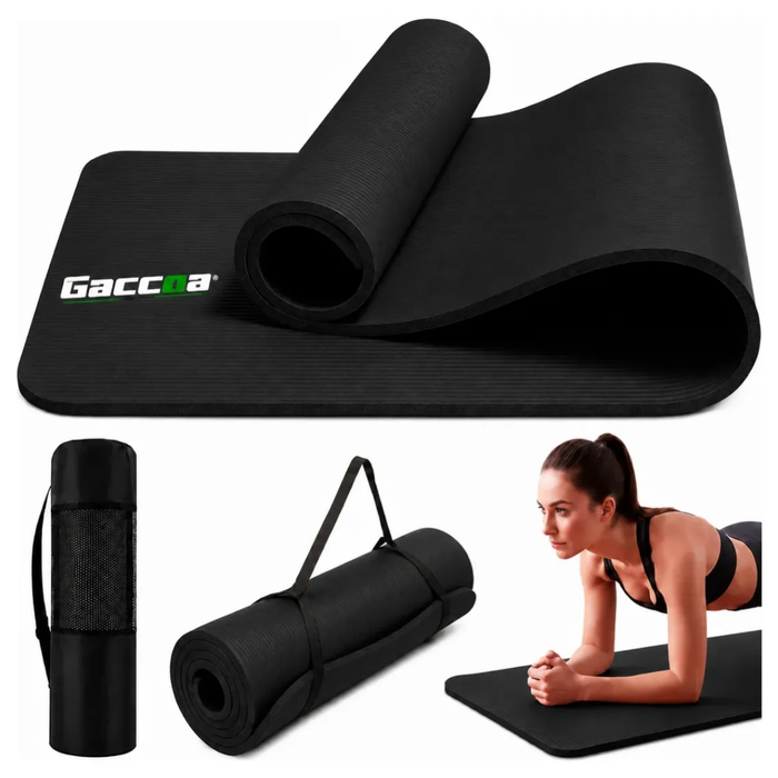 Mat Yoga Antideslizante Tapete Alfombra 1cm Ejercicio Pilate