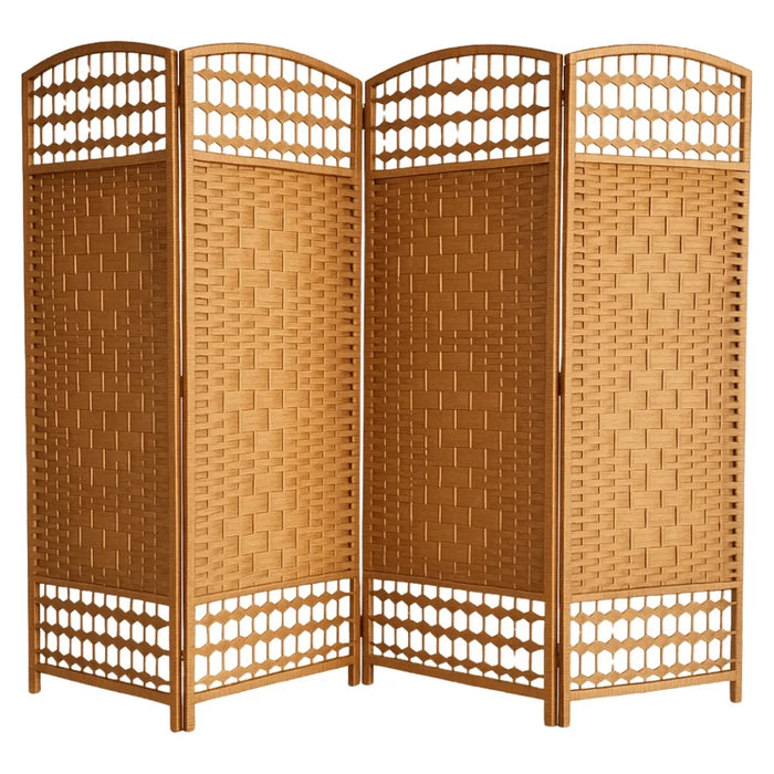 Biombo Separador  Decorativo De Ambientes Divisor Con 4 Paneles Plegable
