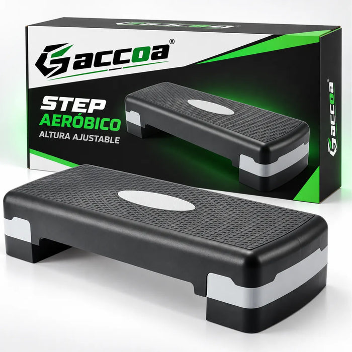 Step Aerobico Ajustable 3 Nivele Antideslizante Banco Fitnes