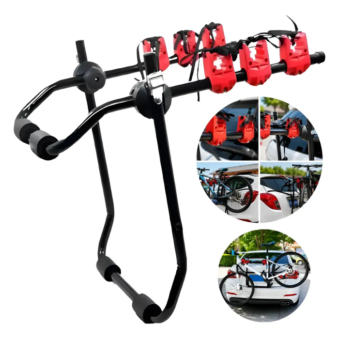 Porta 3 Bicicletas Portabicicletas Auto Coche Camioneta 40kg