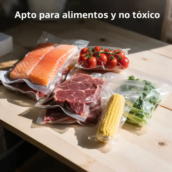 Bolsas Para Sellar Al Vacio Selladora Rollo Sellar Vacio 10m Blanco