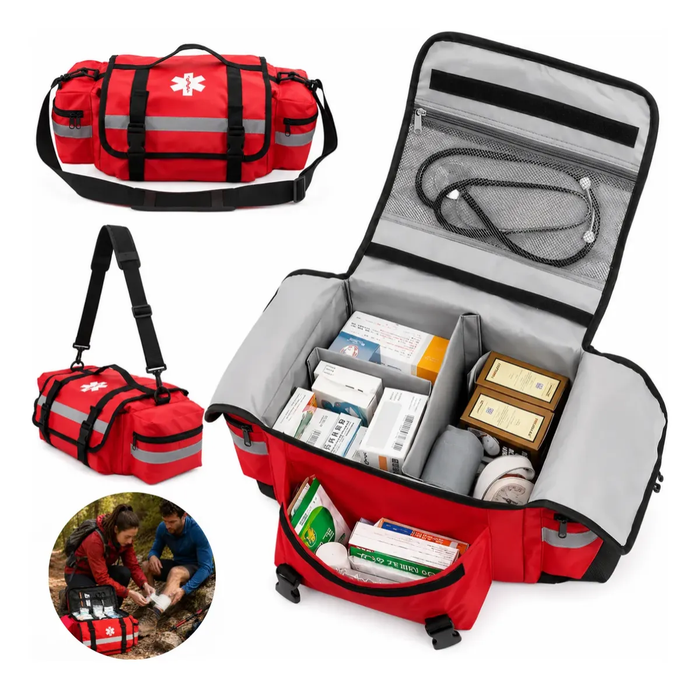 Bolso Primeros Auxilios Botiquin Maleta Curacion Emergencia