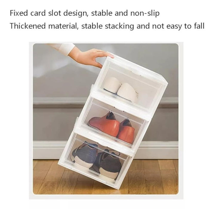 Organizador De Zapatos Plegables 3 Niveles Caja Organizadora