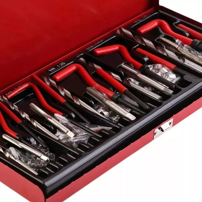 Kit 131 Insertos Helicoil Reparacion Hilos Dañados