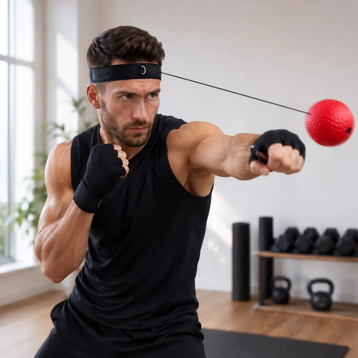 Pelotas Banda Cabeza Pelota Reflejos Entrenamiento De Boxeo