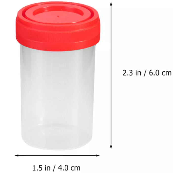 Frasco Recolector Muestras De Orina Frascos Esteril 60 Ml