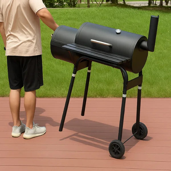 Parrillera Carbon Ahumador Parrilla Asador Portatil Asado