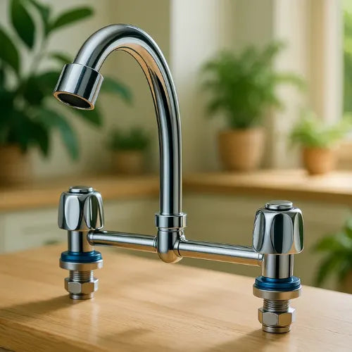 Llave De Lavaplato Grifo Lavaloza Mezclador 2 Comando Cocina