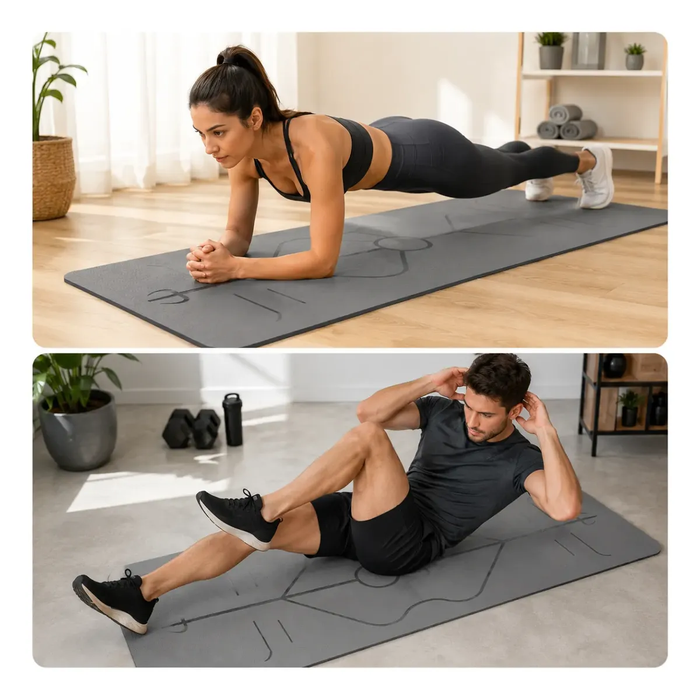 Mat Yoga Antideslizante Tapete Alfombra Ejercicio Pilate 5mm