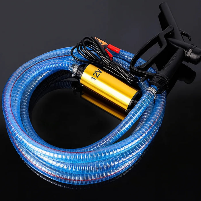 Kit Bomba Trasvasije Diesel 12v Pistola Manguera 4m Parafina